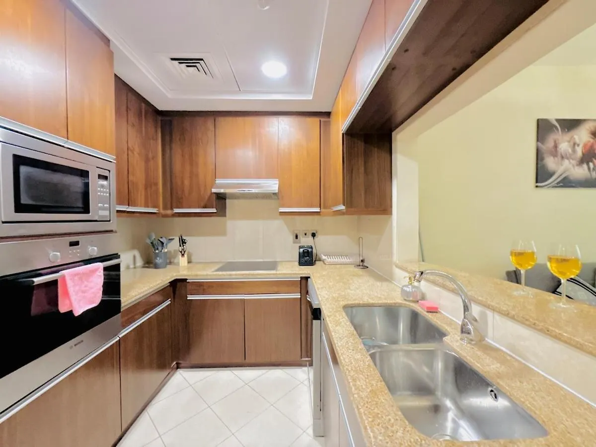 迪拜Asthetic 1Bhk Direct Walk To Metro & Tram公寓 0*, 迪拜 阿拉伯联合酋长国